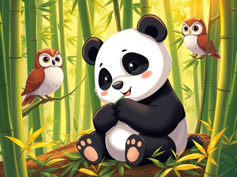 Pao dreams of adventure in the bamboo forest